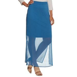 😍H by HALSTON chiffon maxi dress